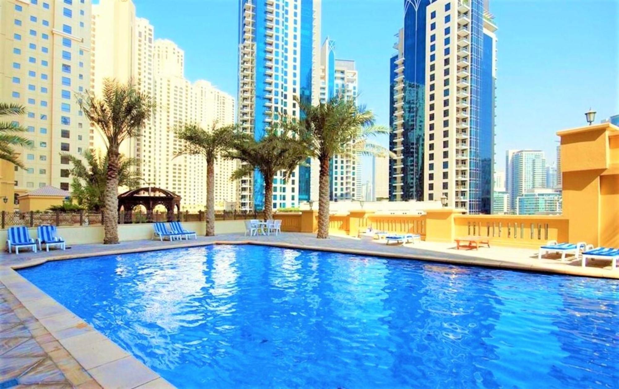 Luxurious 4 Bedroom Duplex With Terrace & Sea View Dubai Exterior foto